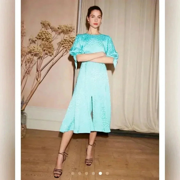 Kitri Lorelle Mint Daisy Jacquard
Midi Dress NEW WITH TAG - Picture 8 of 8